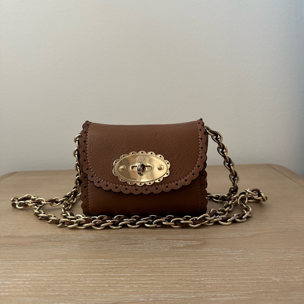 Mulberry Tan Leather Mini Cookie Bag